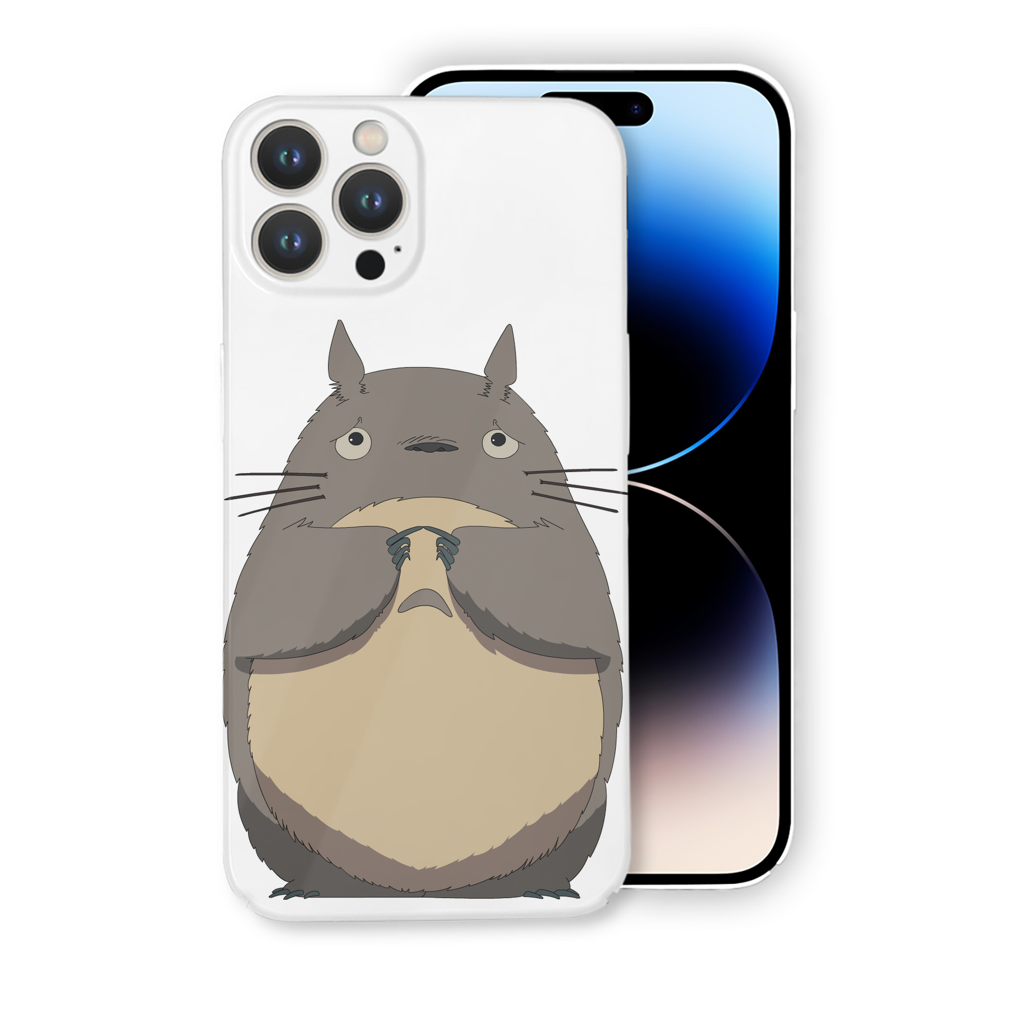 （画像用） となりのトトロ 草壁メイ 草壁サツキ My Neighbor Totoro Satsuki Kusakabe Mei Kusakabe 【iPhone 14シリーズ対応】ハードケース